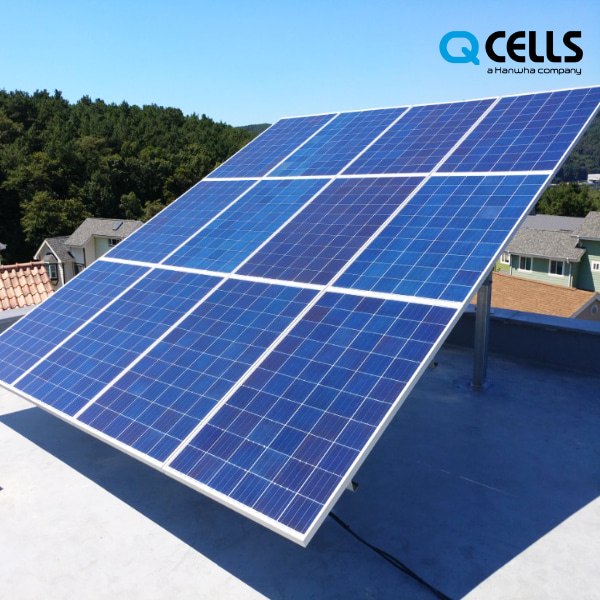 태양광설치 전국 단결정모듈 패널 태양열발전 한화큐셀