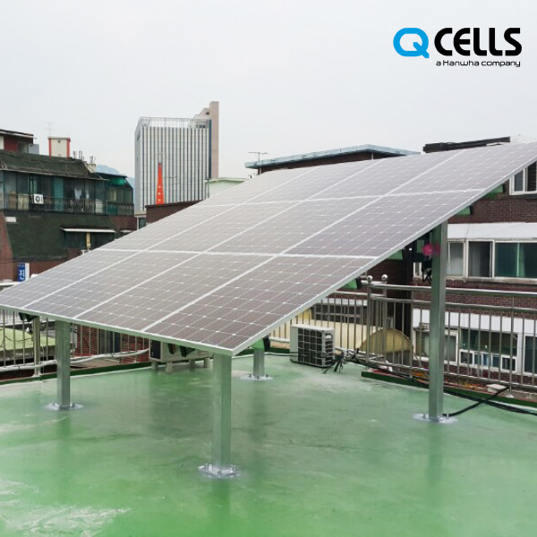 태양광 설치 시공 한화 3kw 주차장 옥상 마당 지붕 태양열발전기
